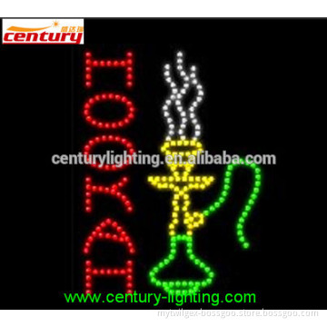 hookah animated led sign